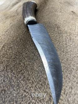 Vintage Bowie Knife Custom Dspk Handforged Master Damascus USA