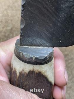 Vintage Bowie Knife Custom Dspk Handforged Master Damascus USA