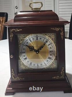 Vintage Bradford Highland Quartz Mantle Clock, hand made, crafted from fine, USA