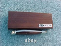Vintage CASE XX P1732 Clasp BUFFALO Hand Made USA Pocket Knife 1970s