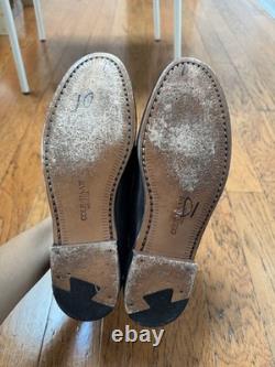 Vintage Cole Haan loafers mens 7 D Hand Made In USA Black Tassel Loafers