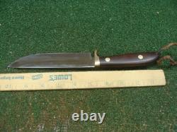 Vintage Custom DODSON #3 Fighting fixed blade Bowie Hunting Knife USA Handmade