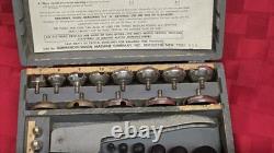 Vintage GS G-5 Hand Press for Watch Crystals Full Set with Dies USA Made