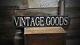 Vintage Goods Distressed Wood Sign Rustic Hand Made Vintage Wooden