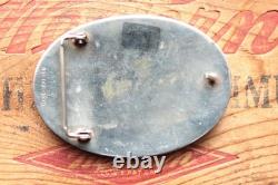Vintage Hand Made USA Olympic Inlay Western Belt Buckle