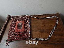 Vintage Hand Made Wool Afghan Style Handbag/purse/pocketbook USA Sale