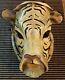Vintage Hand Made In Maine Usa 1999 Mask Leather Animal Masquerade Halloween