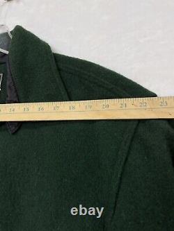 Vintage Johnson Woolen Mills Wool Jacket Shirt Hunting XL Coat Green USA EUC