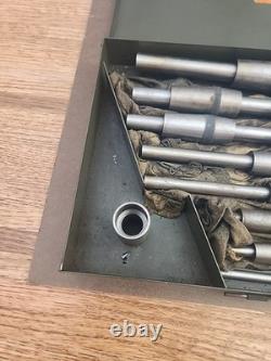 Vintage L. O. BEARD Tool Expanding Hand Reamer 8 Pc Set 1/2 1, Made In USA