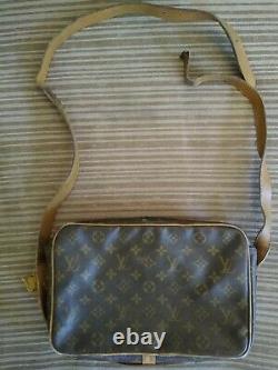 Vintage Louis Vuitton Leather Crossbody Bag Made In The Usa