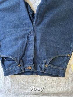 Vintage Made In The USA Wranglers Hand Painted Sun And Moon