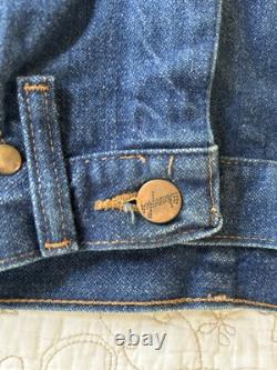 Vintage Made In The USA Wranglers Hand Painted Sun And Moon