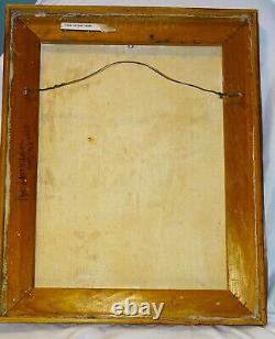 Vintage Original Les Leffingwell'Time Review Campus' Portrait On Canvas Signed