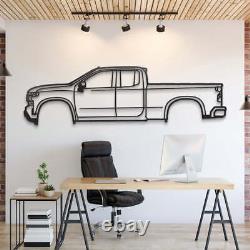 Wall Art Home Decor 3D Acrylic Metal Car Auto Poster USA 2020 Silverado 2500HD