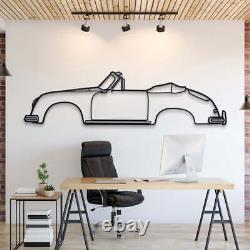 Wall Art Home Decor 3D Acrylic Metal Car Auto Poster USA Silhouette 356 A 1600