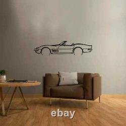 Wall Art Home Decor 3D Acrylic Metal Car Auto Poster USA Silhouette 71