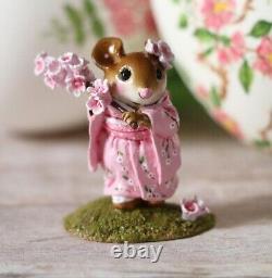 Wee Forest Folk Miniature Figurine M-459a Cherry Blossom Girl