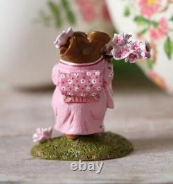Wee Forest Folk Miniature Figurine M-459a Cherry Blossom Girl