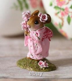 Wee Forest Folk Miniature Figurine M-459a Cherry Blossom Girl