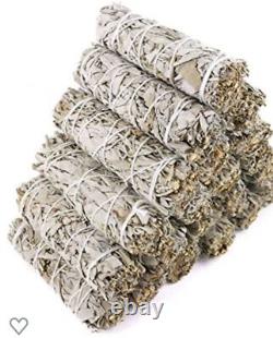 White Sage Smudge Sticks/Wand 4- 5 Wholesale Bulk 1 to 400 big bundles