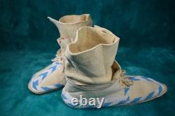 Wind River Shoshone Moccasins, Hard Soles, Hand Made USA, NEVER WORN