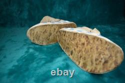 Wind River Shoshone Moccasins, Hard Soles, Hand Made USA, NEVER WORN