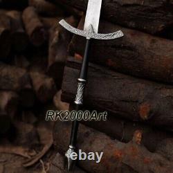 Witch King Sword Lord of the Ring King of Angmar Battle Carbon Steel Cosplay Dad