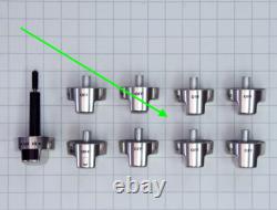 Wolf DF36 Stainless Steel Knob Set Hand made in the USA Genuine Ships ASAP