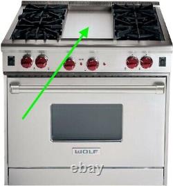 Wolf R Pro Series Griddle Cover Stainless Steel Hand Made In USA Wolf OEM