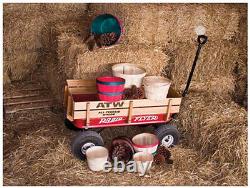 Wooden Berry Baskets WithHandle Round 8 QT 10.5 x 7 Hand Made in USA Qty 50