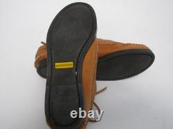 Yuketen USA Hand Made Shoes Tooled Leather Laced Ghillie Moc Mans Moccasin 5