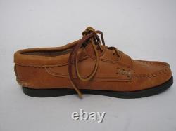 Yuketen USA Hand Made Shoes Tooled Leather Laced Ghillie Moc Mans Moccasin 5