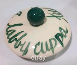 Zeppa Pottery Hand Painted Labrador Golden Yellow Lab Dog Teapot
