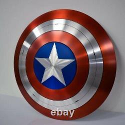 22 Réplique en métal du bouclier du Captain America, fidèle à l'écran, taille 11.