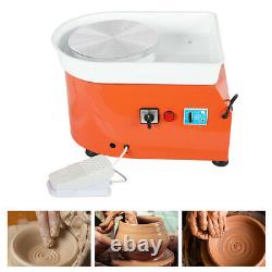 25cm 350w 110v Electric Pottery Roue Machine De Travail En Céramique Clay Art Craft Aux États-unis