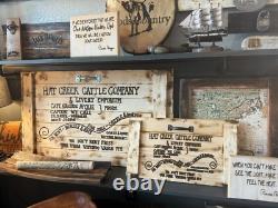 42L X 21H Colombe Solitaire Artisanale Rustique Gravée Scellée Très Grande