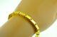 9999 24k Yellow Gold Baht Box Bracelet 30.0 Grammes Handmade In Usa Rectangle