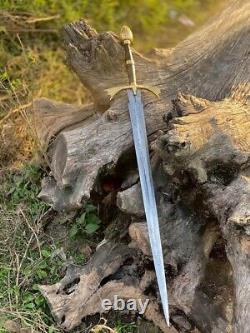 Acier de Damas fait main, Cosplay Game of Thrones, Épée Dark Sister avec fourreau