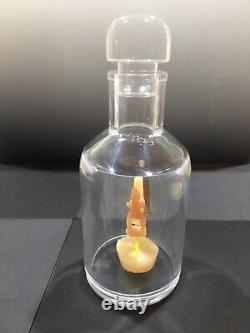 Acrylique transparente coulée sexe en bouteille fabriquée à la main aux États-Unis 3x7 Article unique Bonne collection