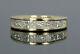 Bague De Mariage En Or Jaune Massif 14 Carats Avec Sertissage En Canal De Moissanite Taille Princesse De 1,55 Ct