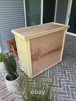 Bar mobile pliable en bois fait main, personnalisable et léger pour le transport
