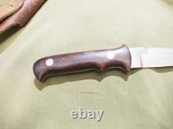 Beau couteau à chuter personnalisé Wheeler avec tang effilé