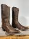 Bottes De Cowboy Pour Hommes Black Jack Taille 9.5 B En Cuir De Chèvre, Bout En J, Talon De 4 Pouces, Faites à La Main Aux États-unis
