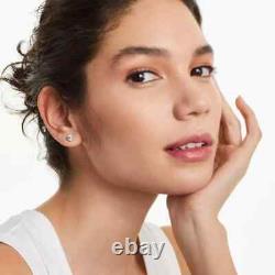 Boucles d'oreilles en diamant naturel de 1,06 carat en or jaune 14 carats avec fermoir à vis