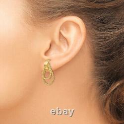 Boucles d'oreilles en or jaune 14 carats