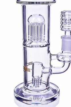 Bougie Glass 11 Pouces Arbre Droit Perc Bong Tuyau D'eau En Verre Hookah USA