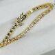 Bracelet De Tennis En Diamant Pour Dames De 8 Carats En Or Jaune 14k De Style Vintage, 7,5 Pouces