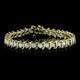 Bracelet De Tennis Pour Femmes 7,25 Pouces 5,00 Ct Diamant Créé En Laboratoire En Or Jaune 10k