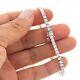 Bracelet De Tennis Pour Femmes En Or Blanc 14 Carats Avec Diamant Naturel Rond Certifié Ijs1 De 5,00 Carats