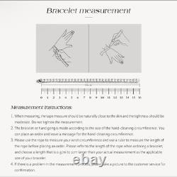 Bracelet en Moissanite Authentique pour Femme 16cm Expédié des USA Passera le Test